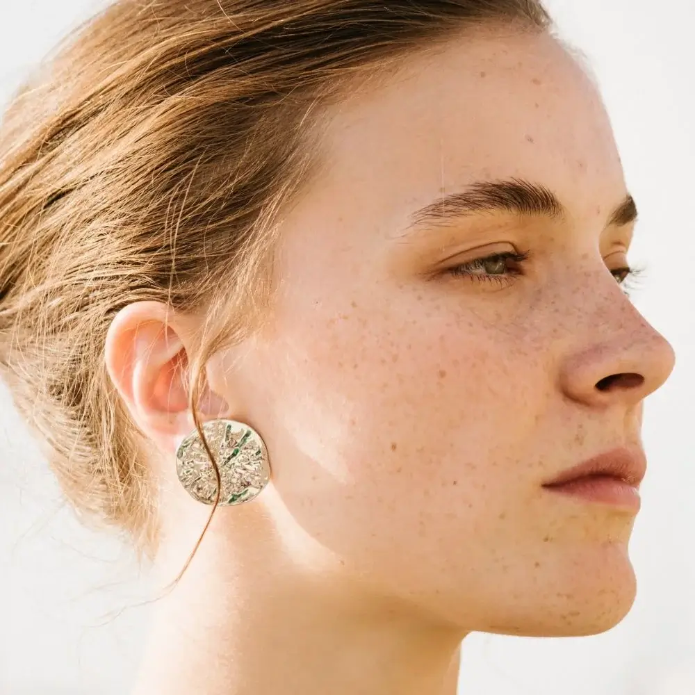 How to make copper enamel earrings at home?