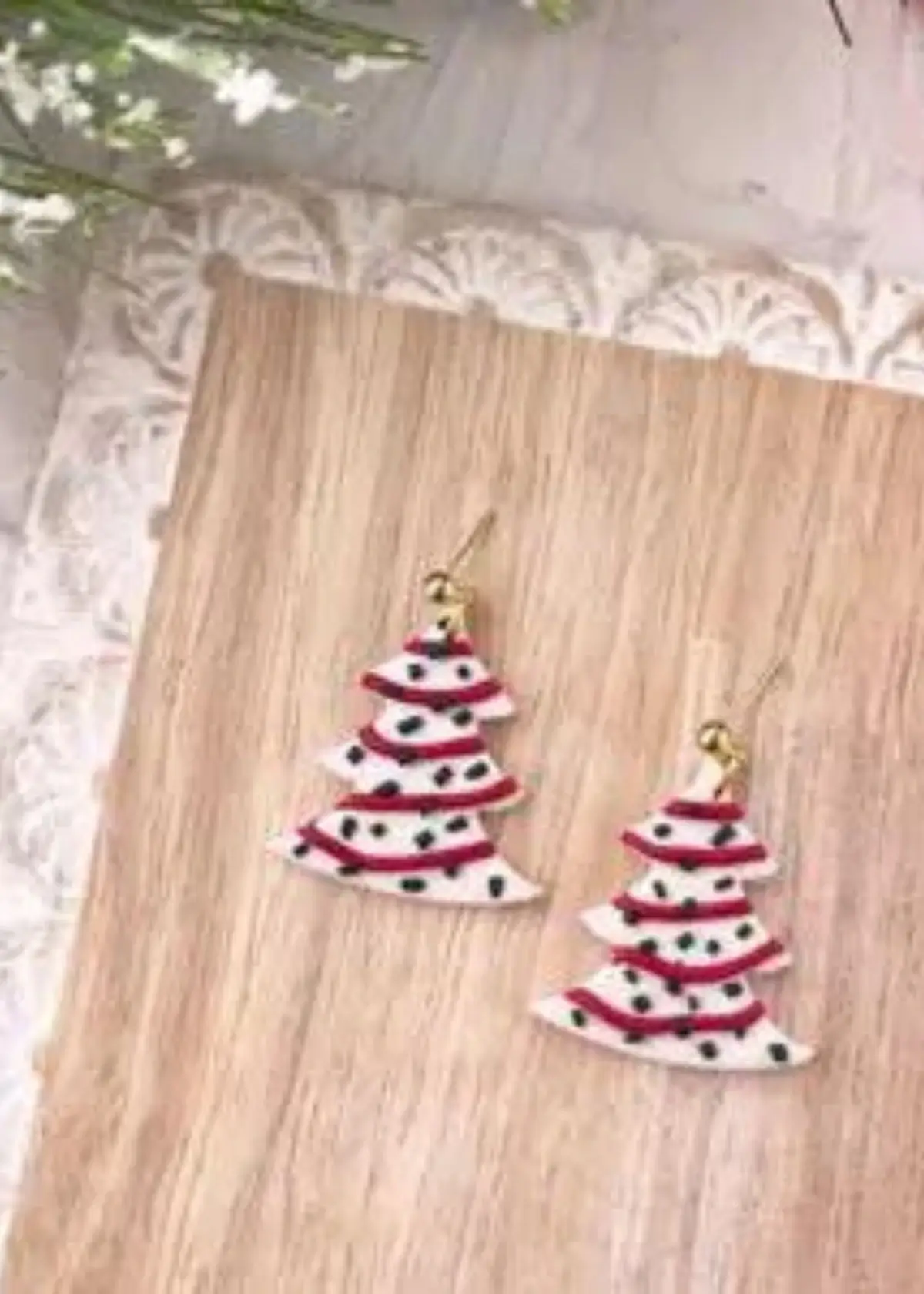 Can the Christmas Tree Cake Earrings be Personalized or Customized?