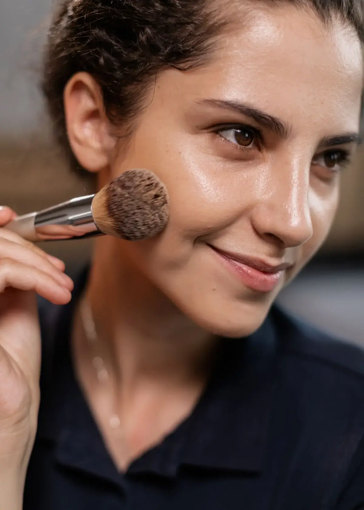 How do I clean and maintain my contour brush to keep it in the best condition?