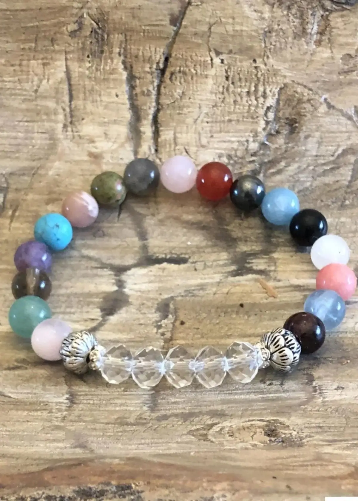 What are the common materials used in making fertility bracelets?