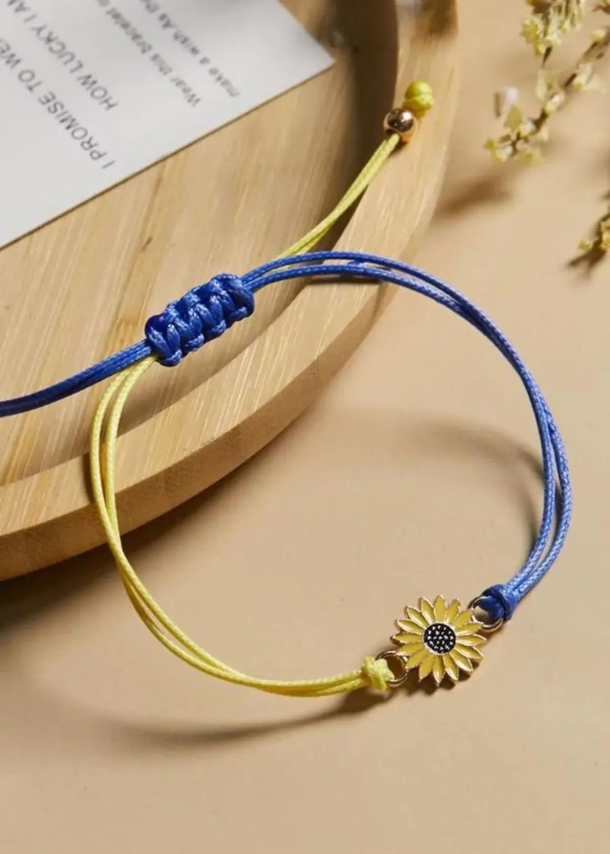 What does a sunflower bracelet symbolize?