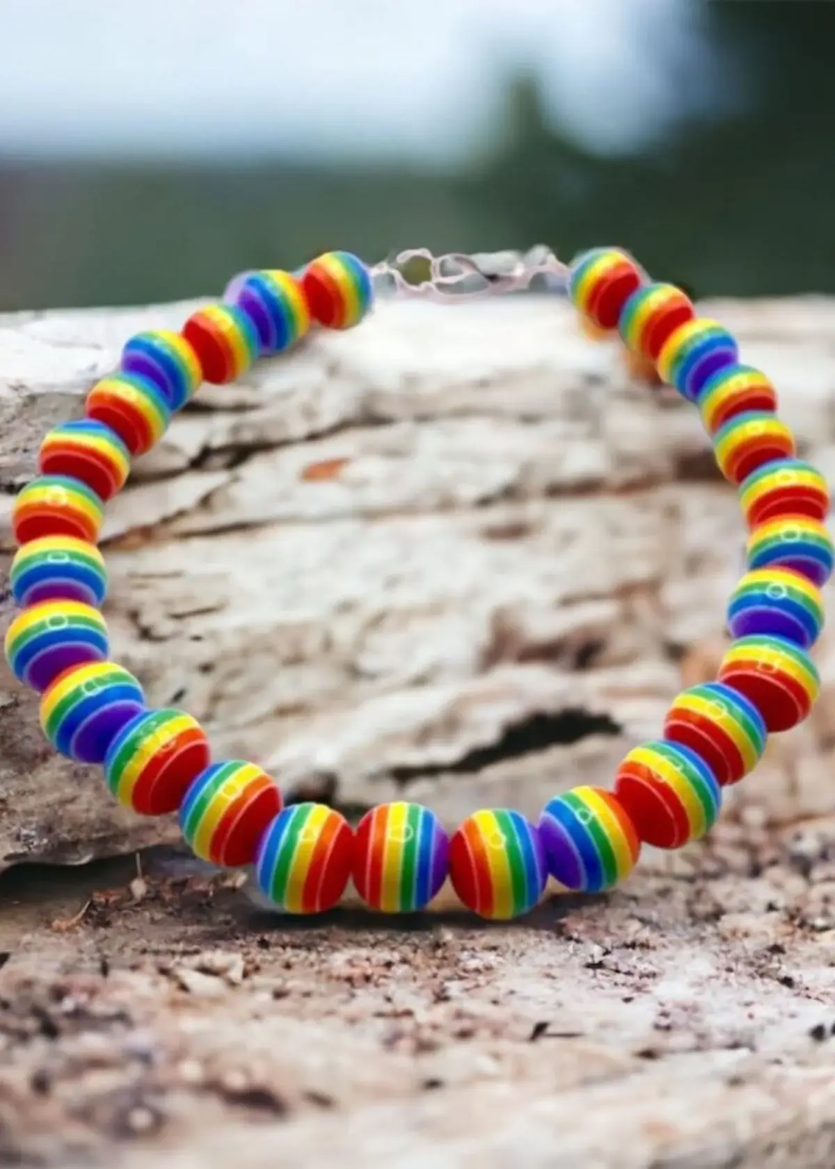 Best Rainbow Bead Bracelet