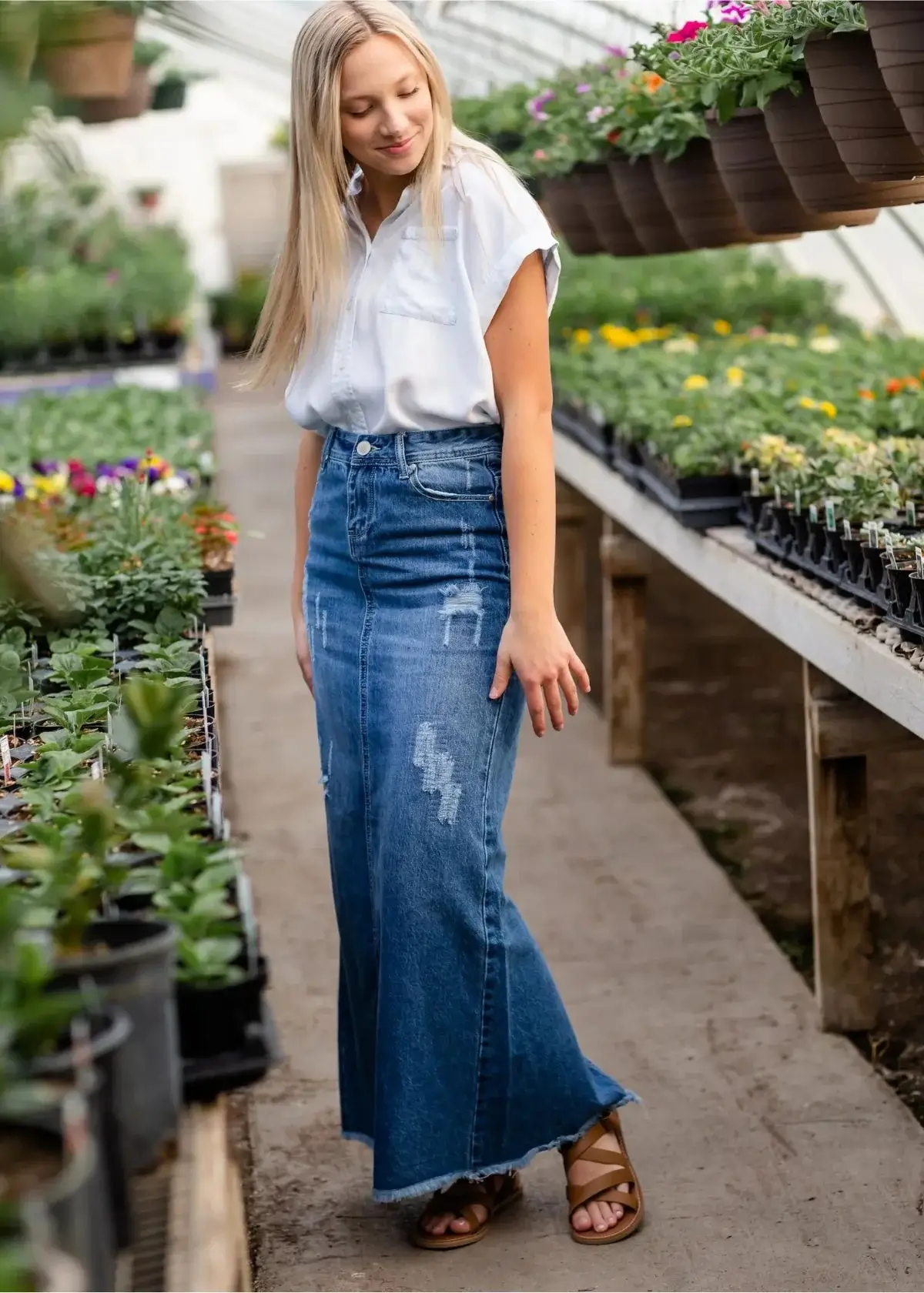 Are long denim skirts suitable for all body types?