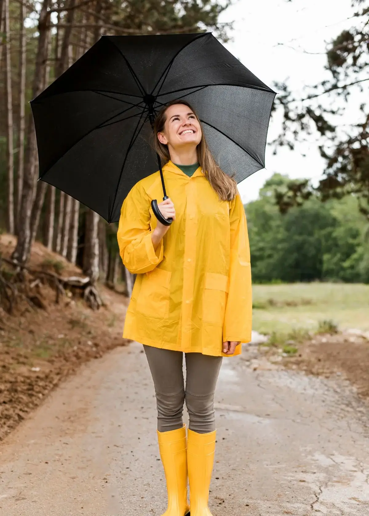 How can I customize my rain poncho for a stylish look?