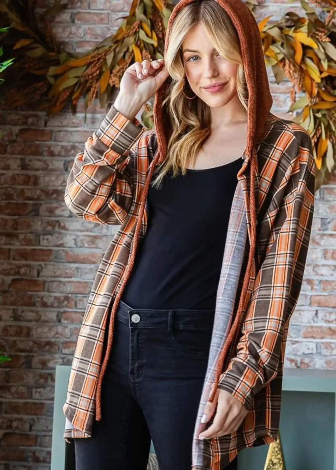 Flannel Hoodie Jacket