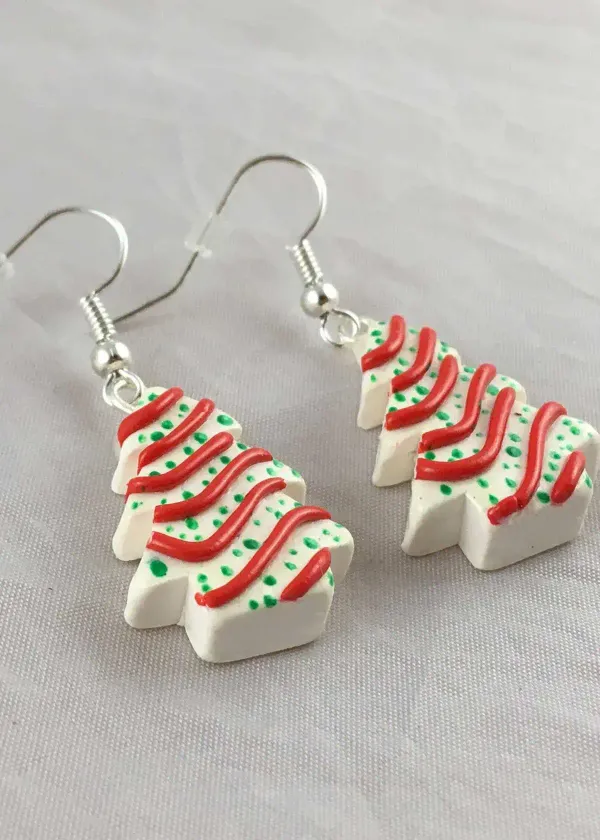 Sleigh the Holiday: Your Must-read Guide on Christmas Tree Cake Earrings